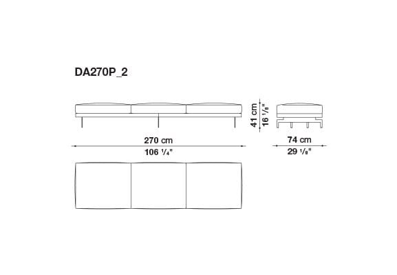 Кожаный диван B&B Italia док ARCH-00130675 - Вид №50