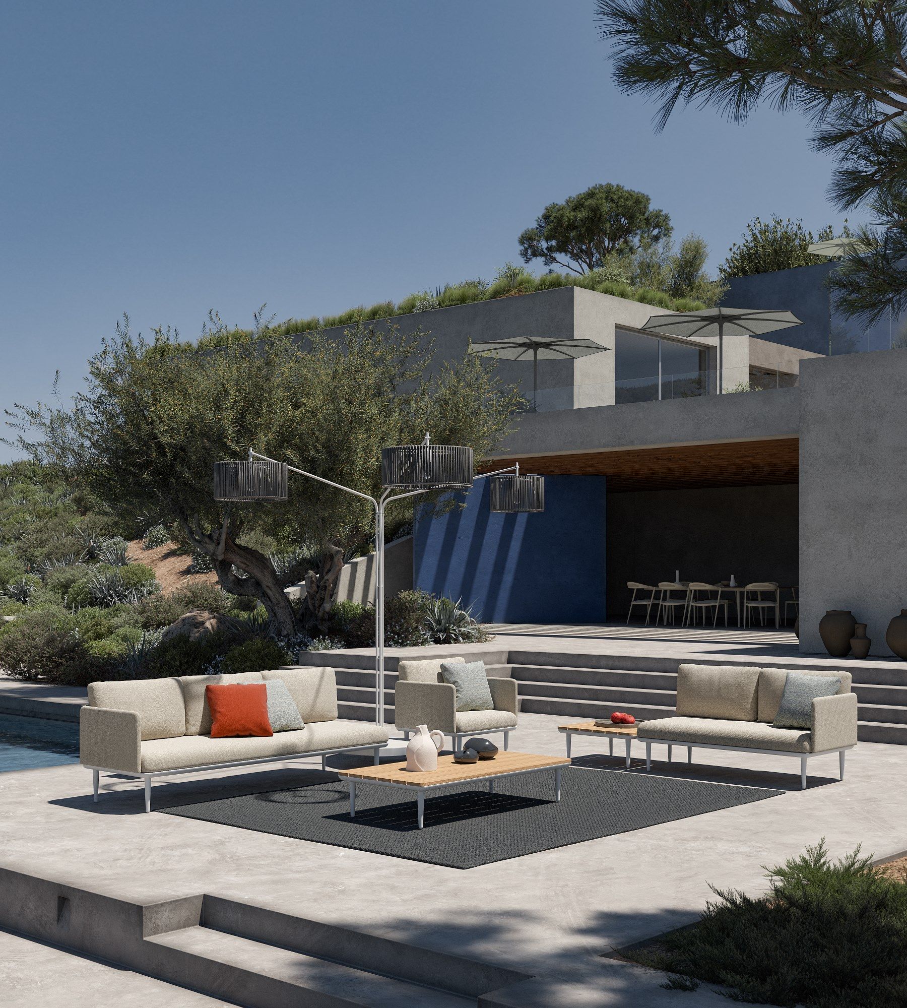 Гостиная ткань сад набор Royal Botania Styletto Lounge ARCH-00131207 - Вид №3