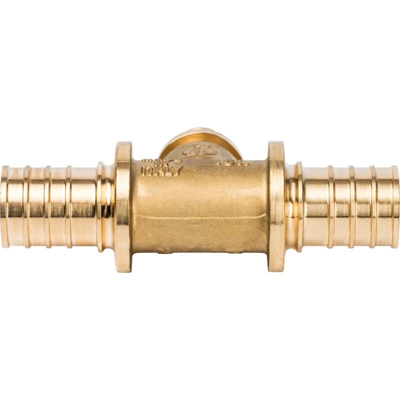 Тройник переходной 25x16x25 аксиальный для труб из сшитого полиэтилена STOUT SFA0014251625 - Вид №2