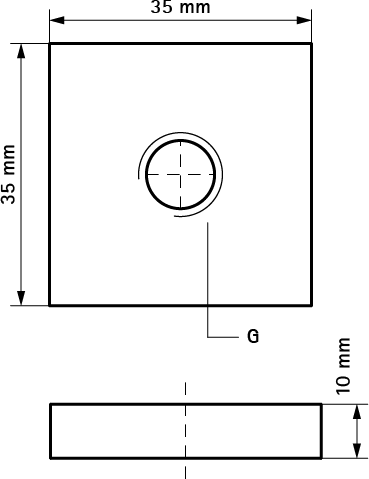 6517716 BIS Strut Stainless Steel Square Slide Nut монтаж в профиле Strut walraven  - Вид №1