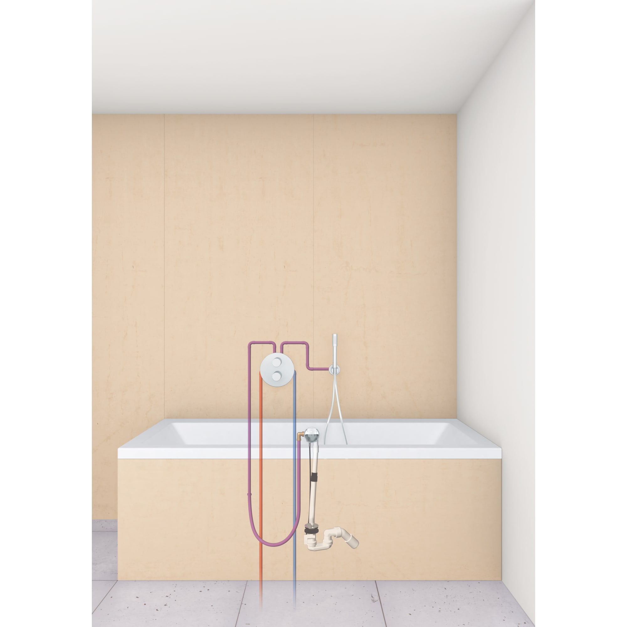 18677651 Подключение для шланга душевого Grohe Relexa Santreyd  - Вид №4