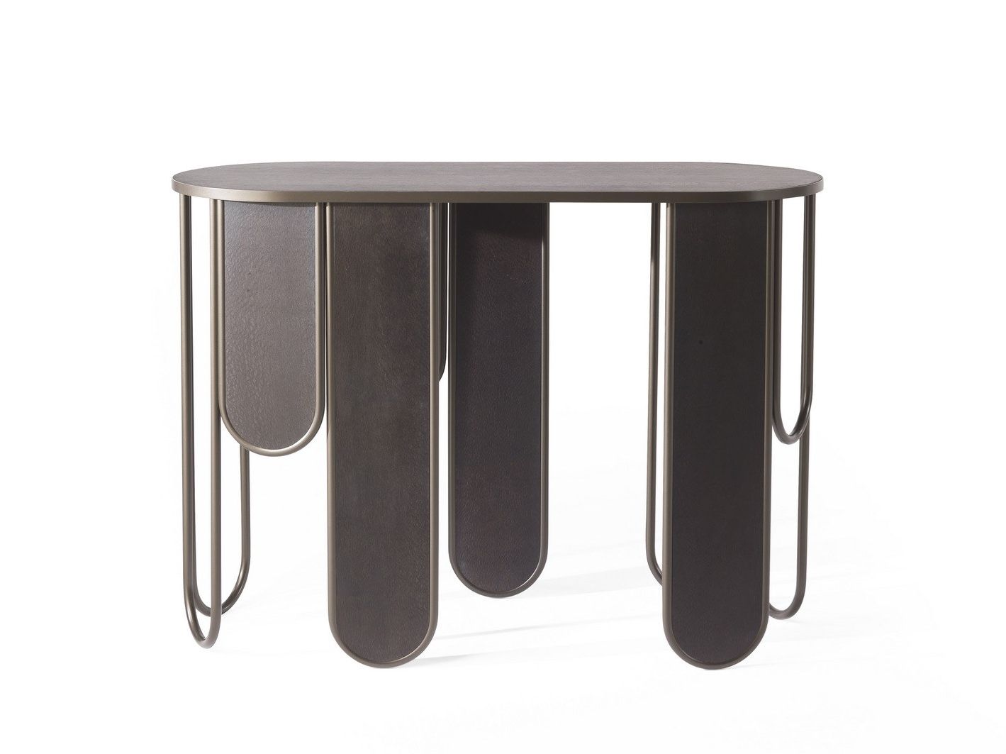 Железная овальная консоль ETRO Home Interiors Chandra ARCH-00127262