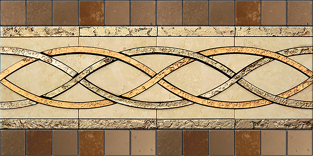 БОРДЮР ИЗ МРАМОРА EP-1 SKALINI ORNAMENTAL EP1 - Вид №1