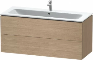LC624305252 Тумбочка подвесная L-Cube #LC6243 1220 x 481 мм Европейский дуб, декор