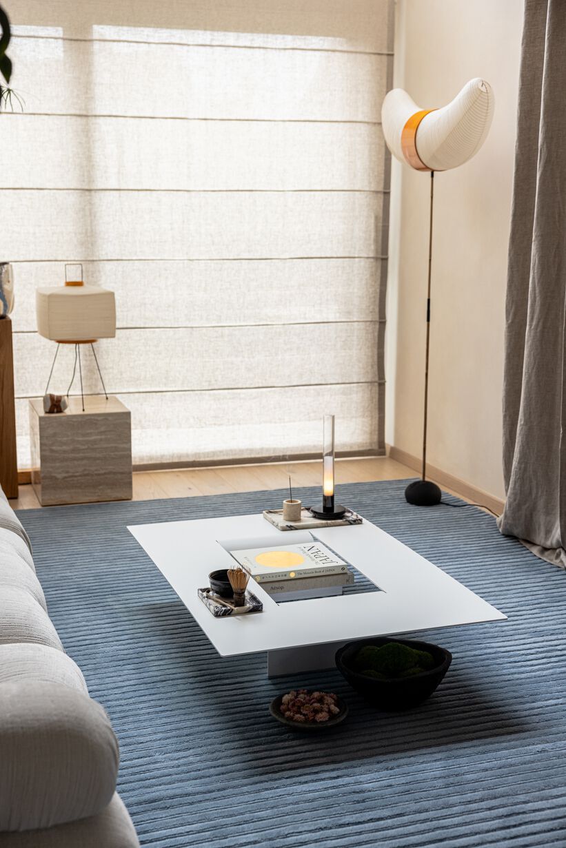 Низкий журнальный столик из листового металла Metallbude CUT ARCH-00111188 - Вид №53