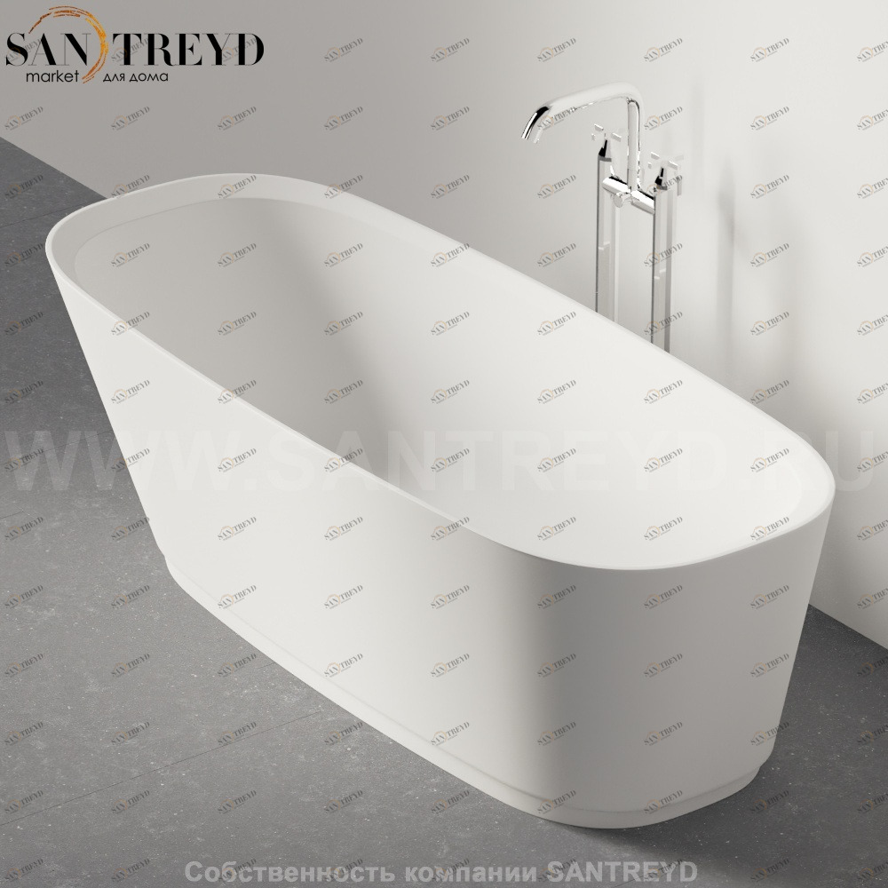 Ванна свободностоящая NEB белая Agape AVAS1095ZZ