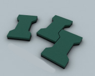 Резиновая брусчатка ecospline «катушка» 20 EcoSpline sun-id-2068029 - Вид №1