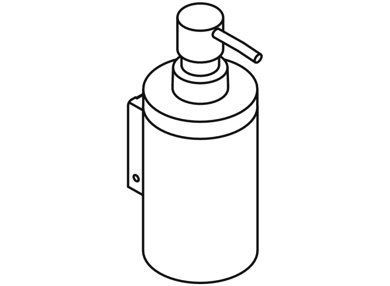 900.06.000XA Дозатор мыла с держателем HEWI System 900 - Вид №2