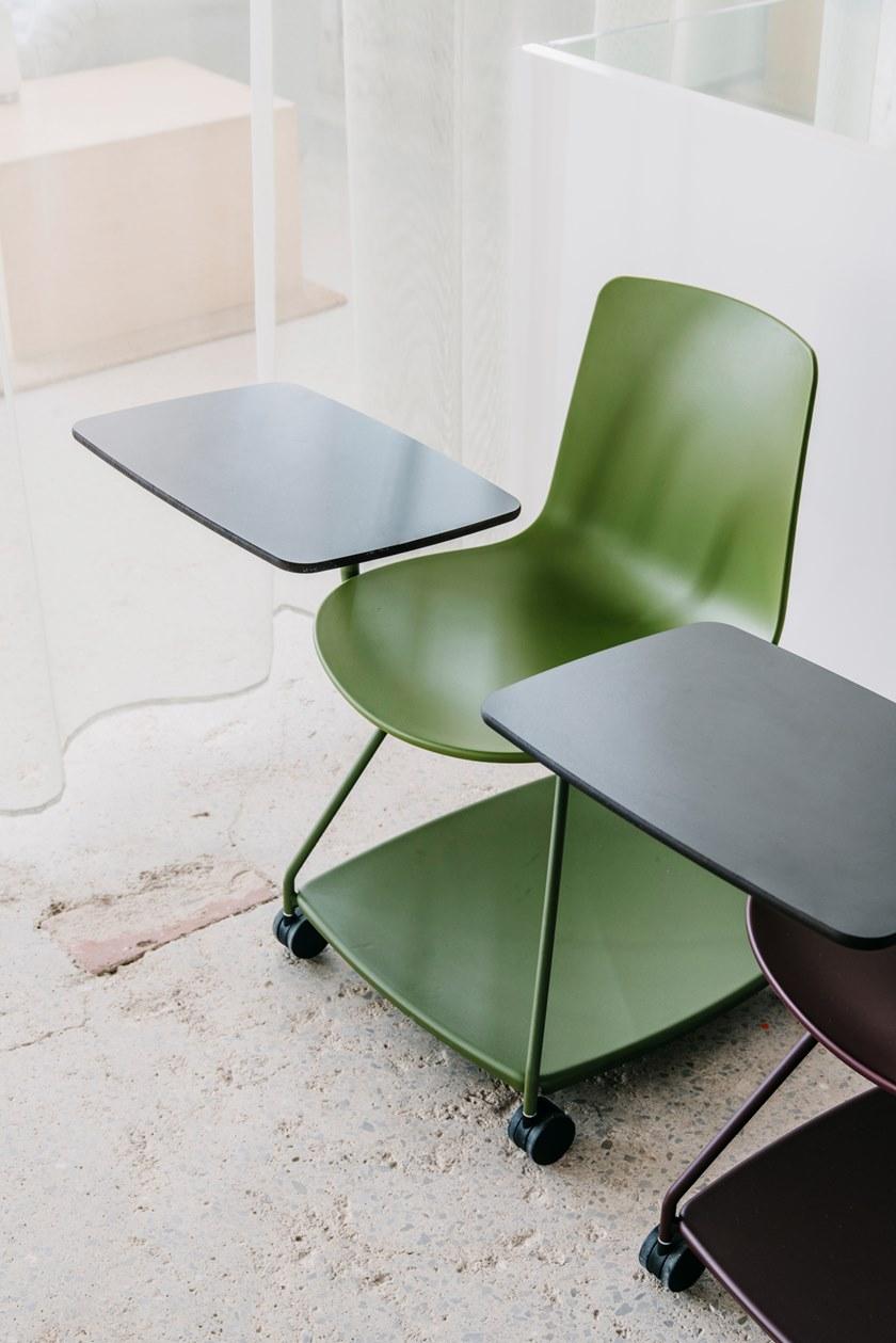 ENEA Стул для конференций из полипропилена с ящиком для хранения Tray sun-id-1463772 - Вид №7