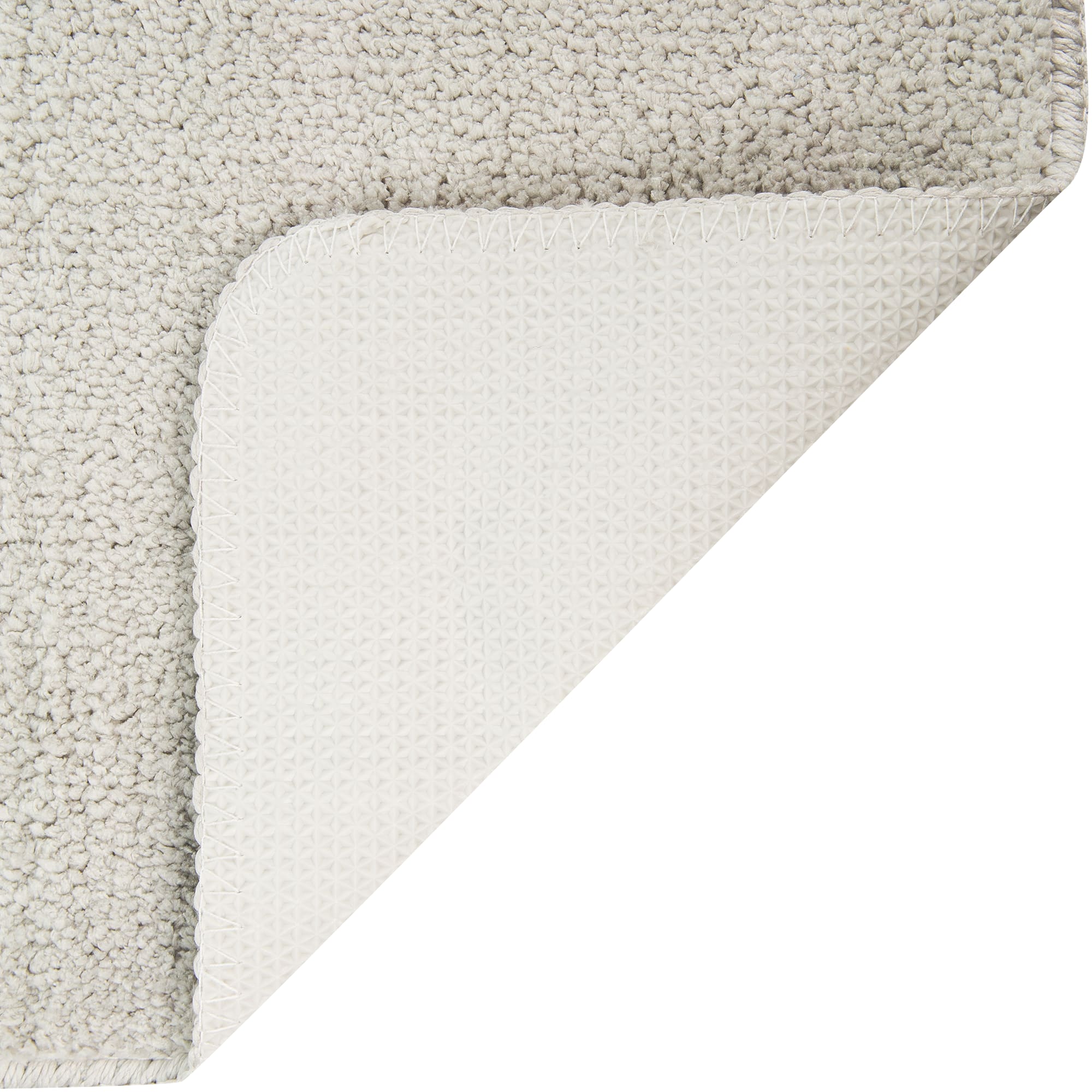 82490622 Коврик для ванной комнаты 45x70 см цвет серый Presto Santreyd  - Вид №2