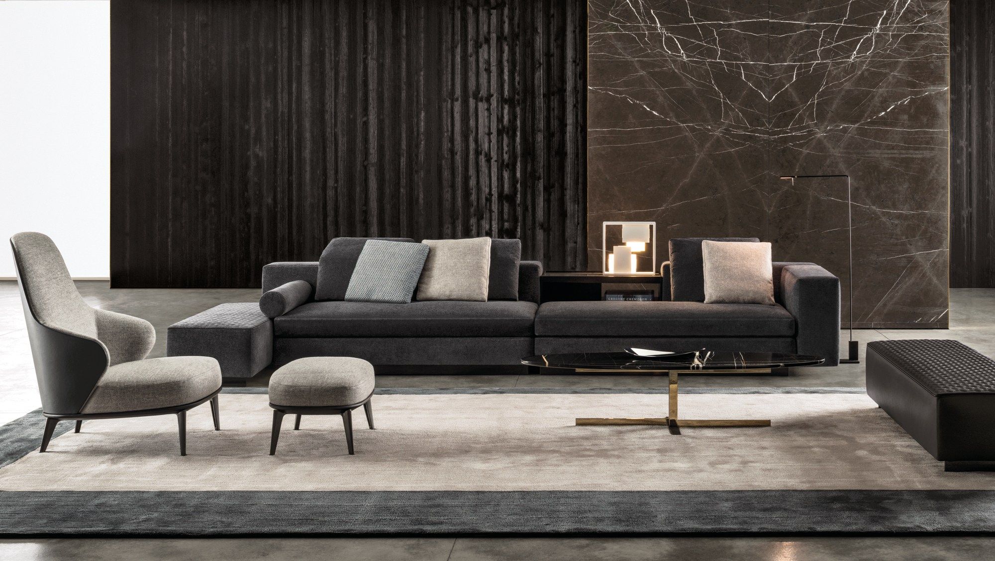 Модульный тканевый диван Minotti ARCH-00045463 - Вид №4