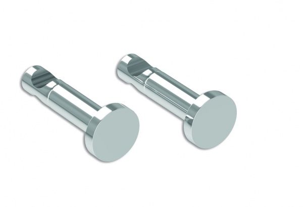 5991990010223 Cordivari, 2 крючка для моделей Babyla/Fujiko/Lola, цвет полированная сталь