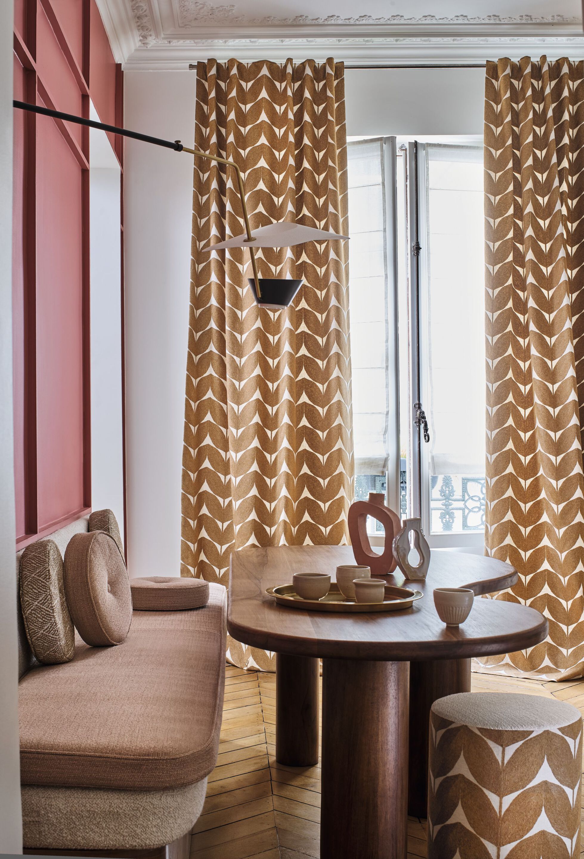 Хлопчатобумажная Жаккардовая ткань Casamance Harmonie ARCH-00113349 - Вид №1