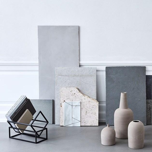 Kristina Dam Studio Каменная ваза в современном стиле  112-200-300  - Вид №3