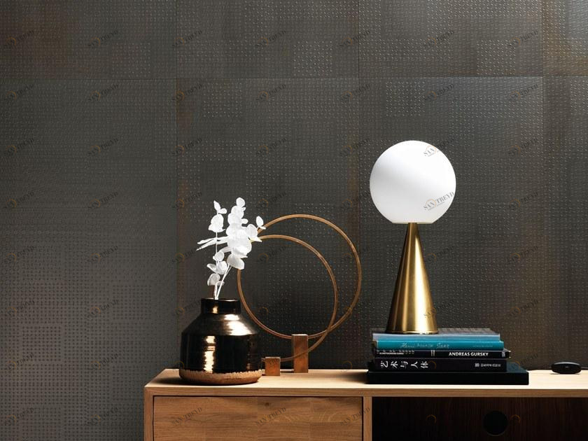 Белая плитка для стен с эффектом металла Metaline wall Santreyd sun-id-1411857