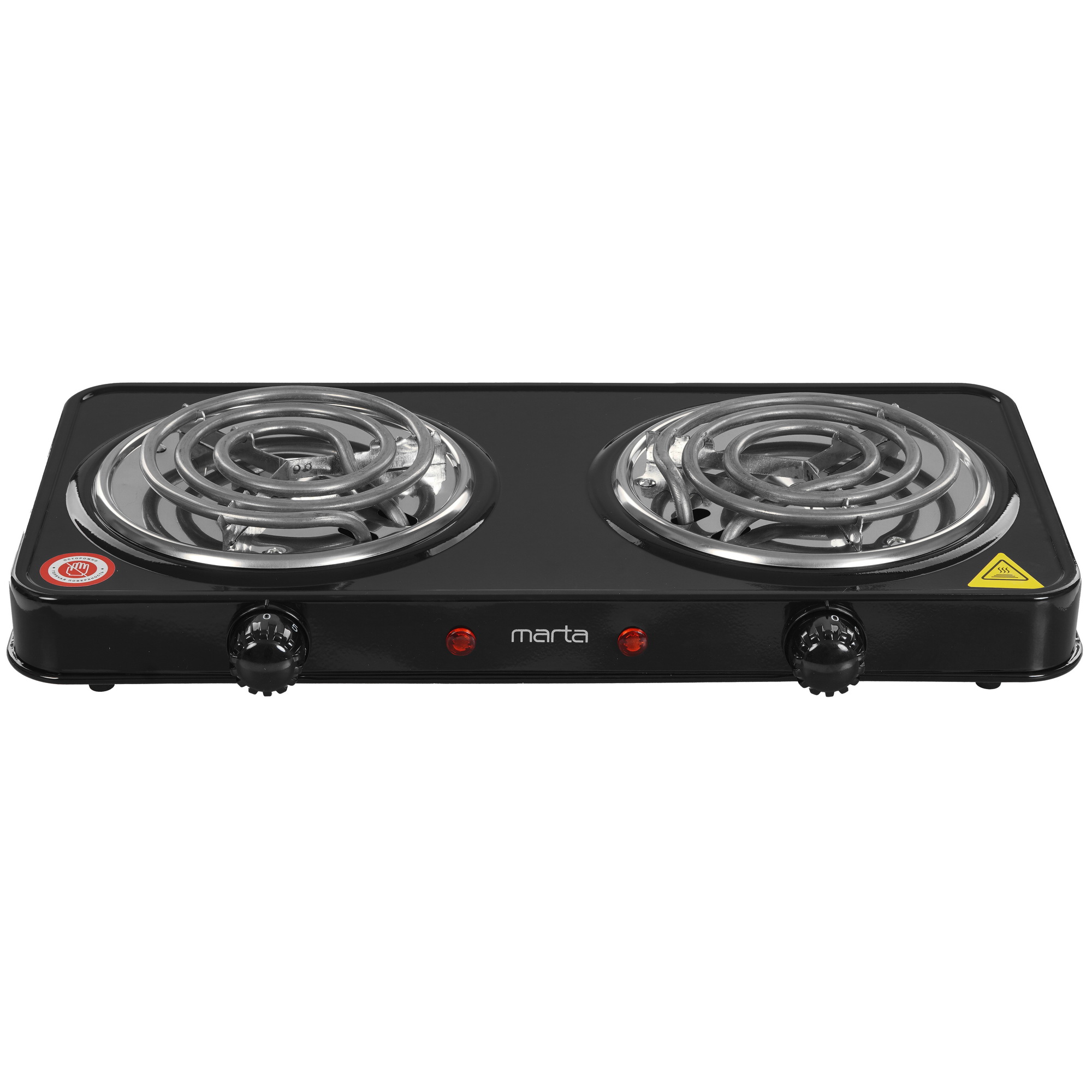 9177367 Плита компактная электрическая Marta MT-HP4233A черный STDN-0076372 - Вид №1