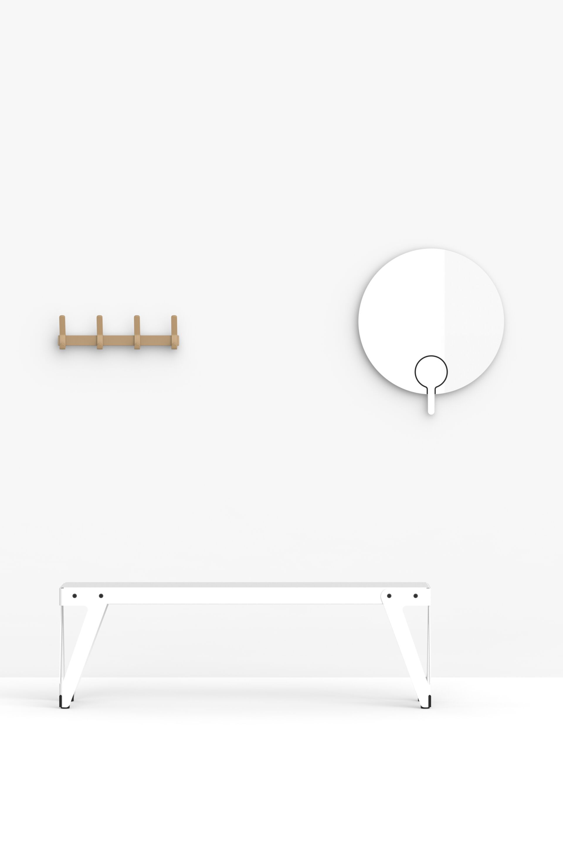 Настенное стеклянное зеркало FUNCTIONALS MIRROR MIRROR ARCH-00102815 - Вид №6