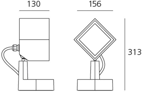 Artemide Алюминиевый светодиодный уличный проектор sun-id-1429506 - Вид №3
