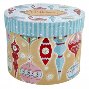 82304889 Коробка подарочная «Стеклянные сосульки» 18x14 см