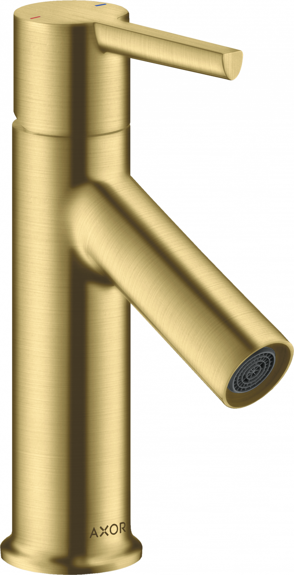 10102950 Смеситель для раковины 80, однорычажный, с рычажной ручкой, для умывальников со сливным гарнитуром AXOR STARCK