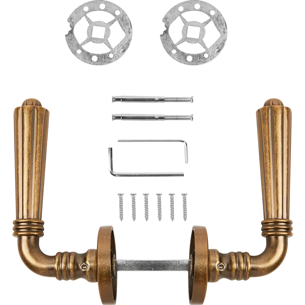 Дверные ручки Fuaro Demetra: античная бронза для интерьера 85202868 STLM-0059829 - Вид №1