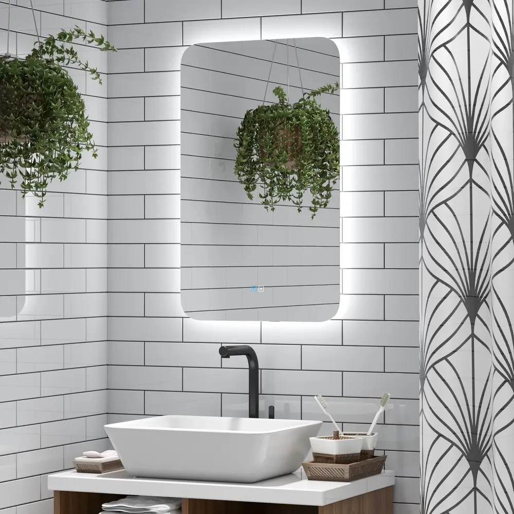 Зеркало Santreyd Vicenza LED с антизапотеванием и сенсорным управлением 83994236 STLM-0045983
