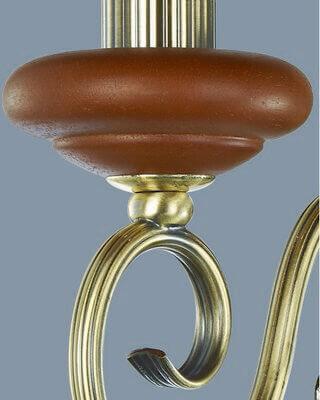 Бра металлическое бронзовое "Паяти" W17001/1AB LUMIEN HALL СВЕЧА 00-3929736 Бронза  - Вид №3