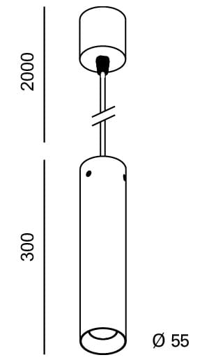 Экструдированный алюминиевый подвесной светильник с регулируемой яркостью Lucifero's I-Pipedi ARCH-00135559 - Вид №6
