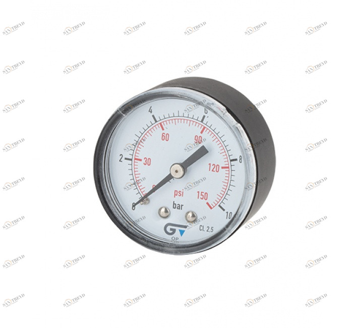 GENEBRE 3821 016 Манометр Ø 53, обратное соединение, резьба BSP 