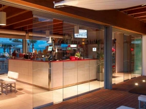 SUNROOM Складное алюминиевое окно Sistemi tuttovetro