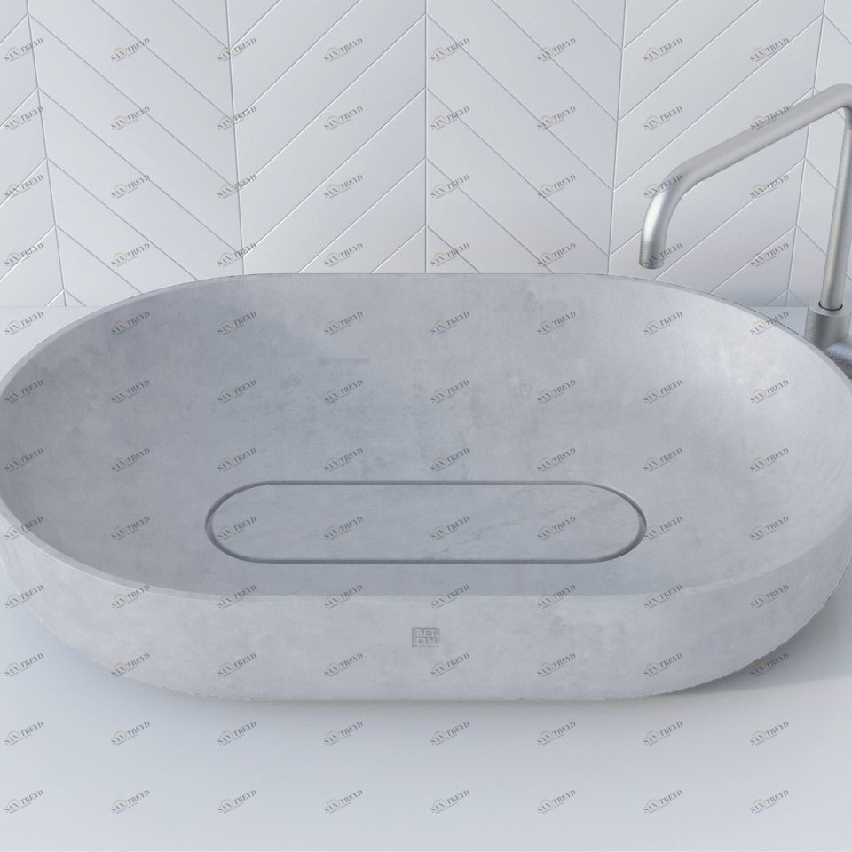 WВ607BELYJ Накладная раковина на столешницу  овальная BetOn 