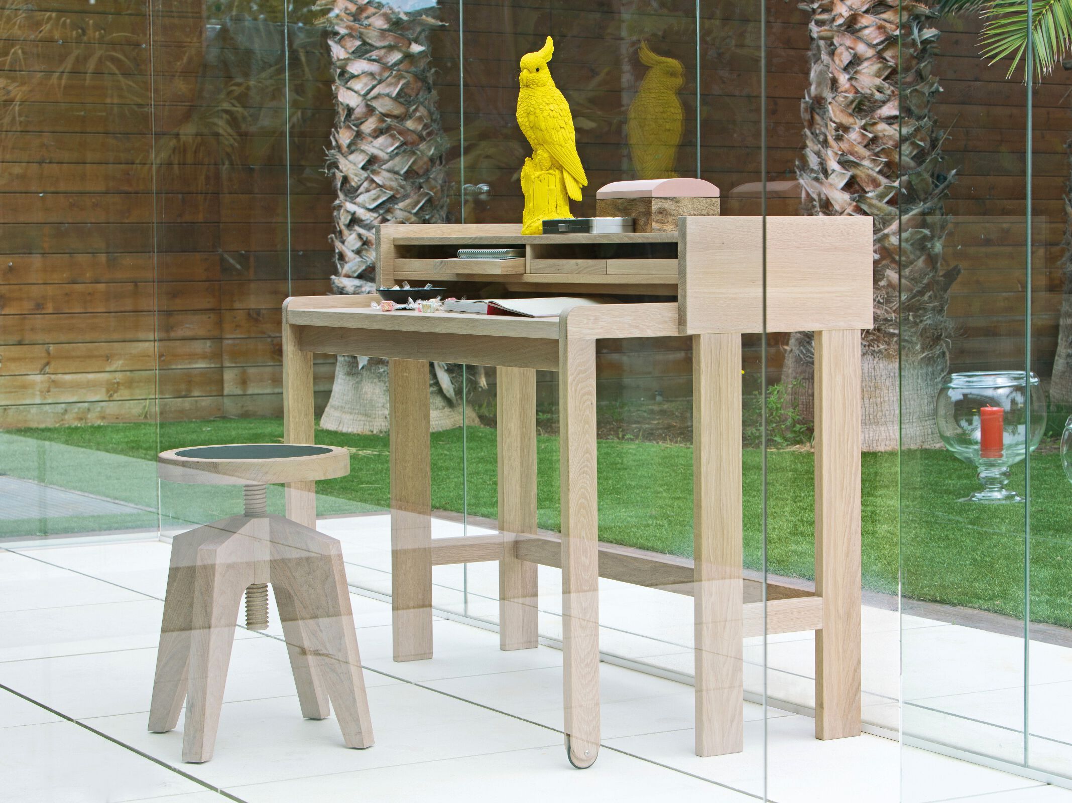 Деревянный письменный стол с ящиками LAMBERT MODESTO ARCH-00076549 - Вид №6