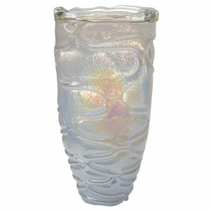 Ваза стеклянная белая 33х16,5х2,5 от Garda Decor GARDA DECOR - 209348 Белый