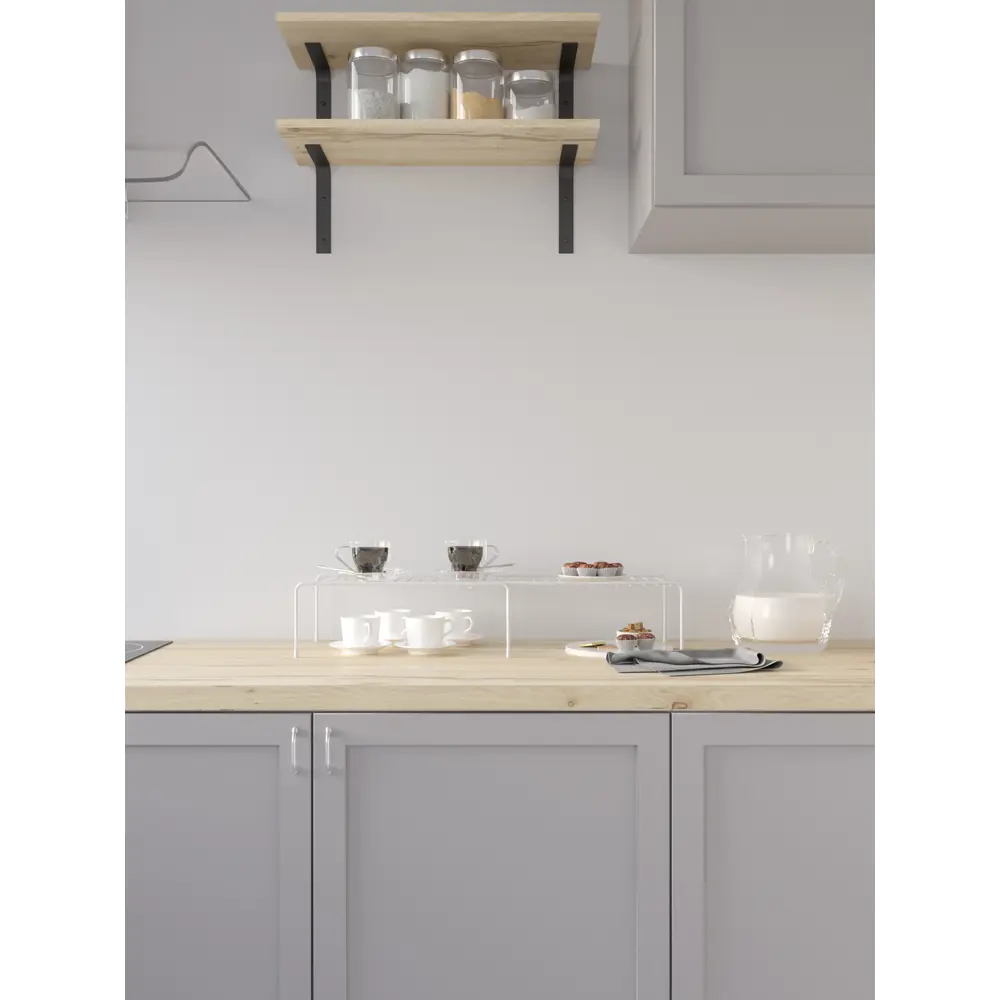 DELINIA Органайзер для полки 75x25 см с защитой поверхностей 85432813 Вставка в полку STLM-0864327 - Вид №5