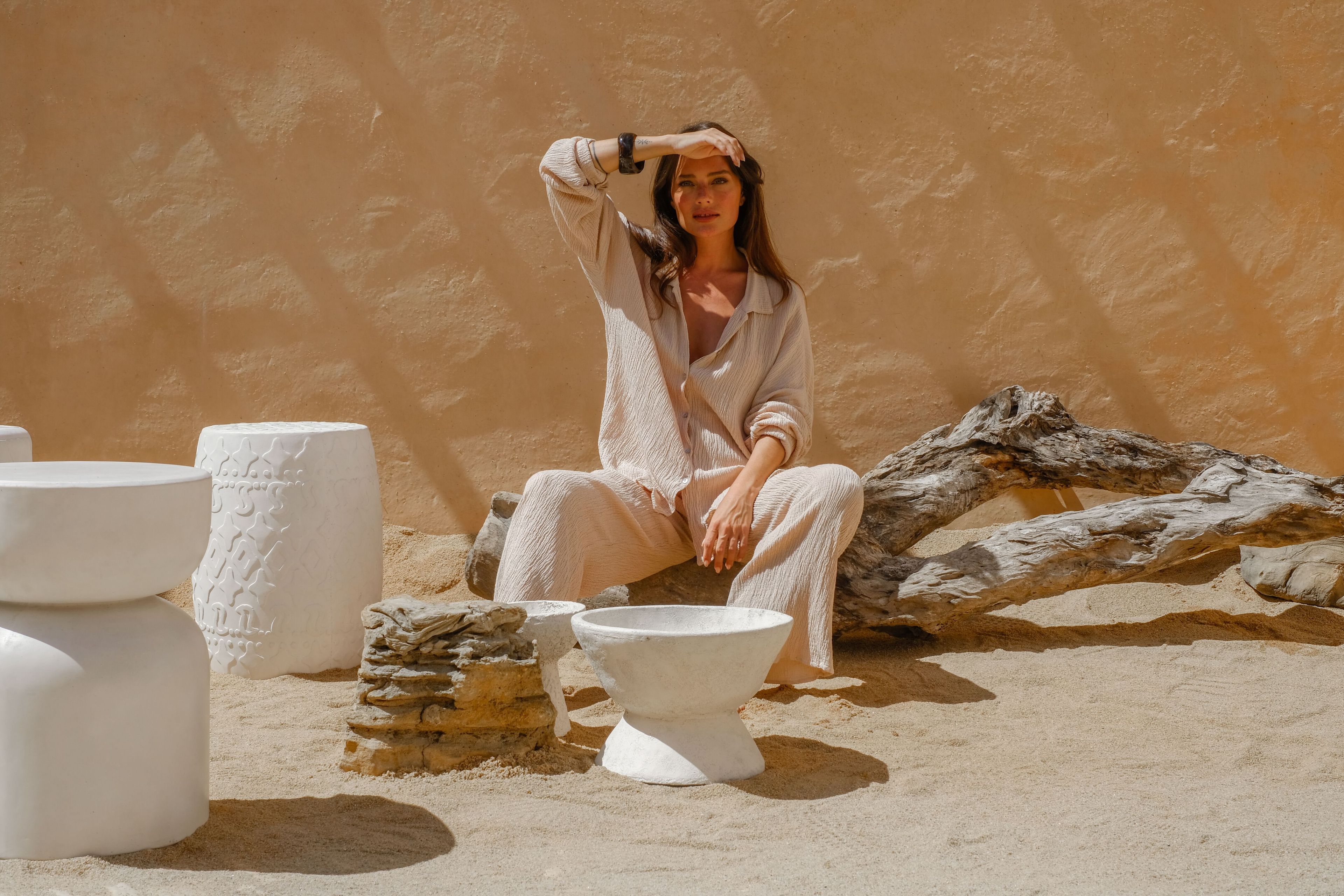 Низкий садовый стул из волокнистого бетона cbdesign Space ARCH-00065675 - Вид №8