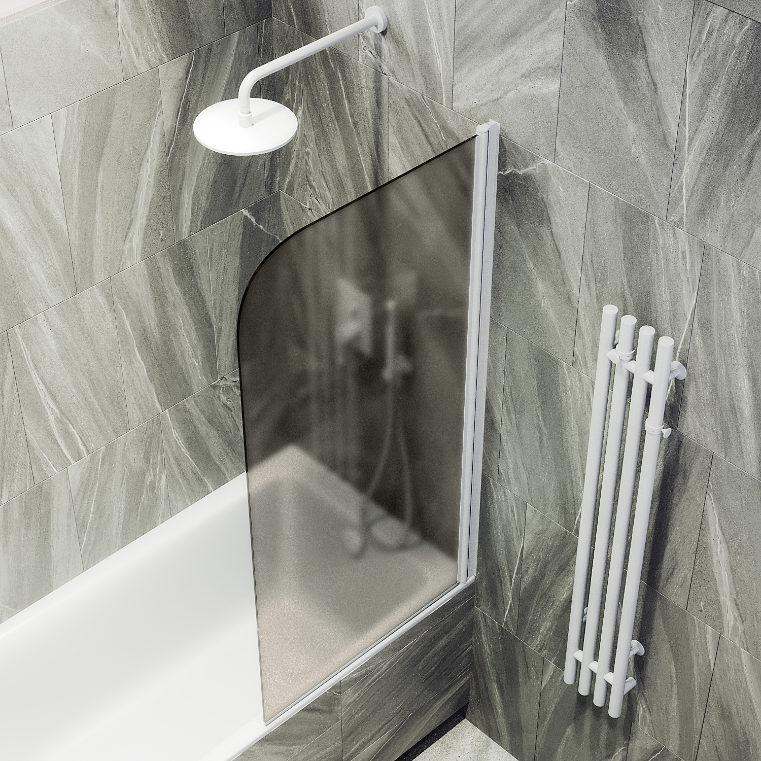 ST-602-1 Душевое ограждения на борт вынны Public Steel Россия 