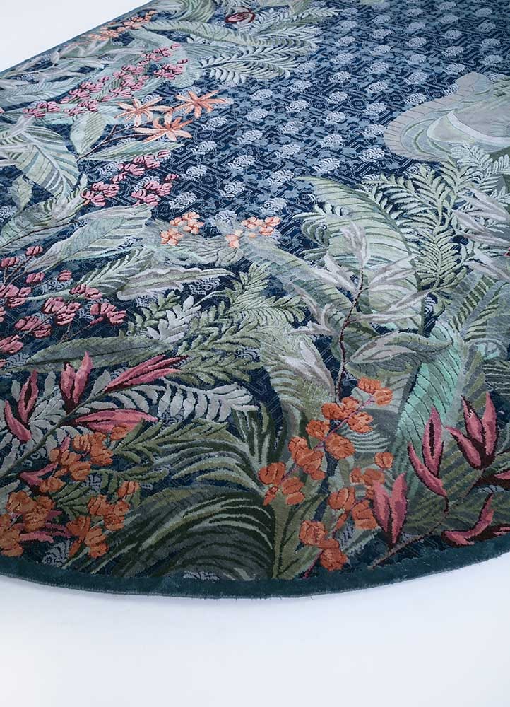 Овальный шерстяной ковер ручной работы Jaipur Rugs Inde Rose - Переплетение природы и наследия ARCH-00098663 - Вид №4