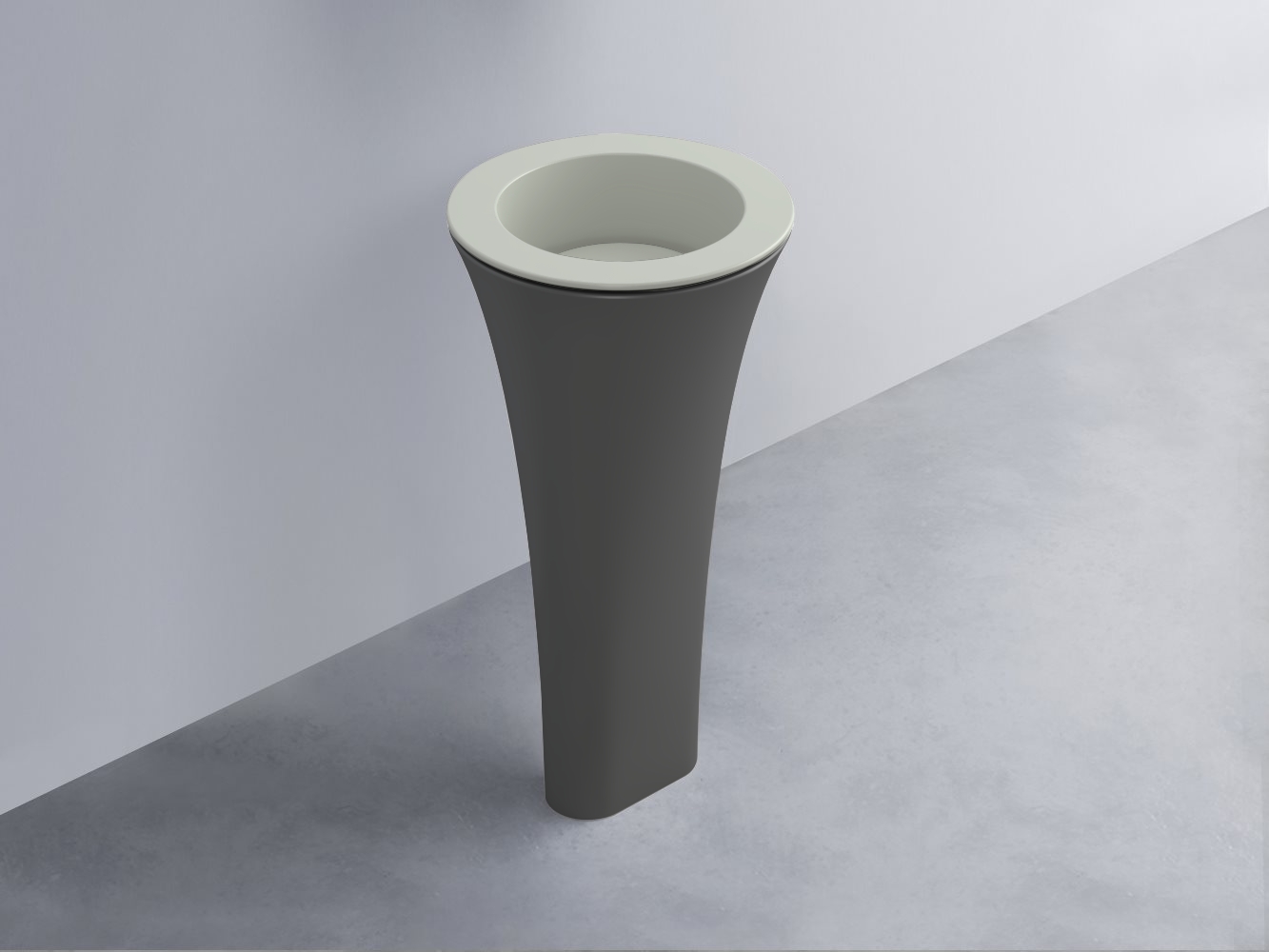 AMLA45-PM+AMPILT-PM+AMCOLT-CM Раковина Amedeo Tondo отдельностоящая cielo Enjoy + Amedeo Ceramica Cielo