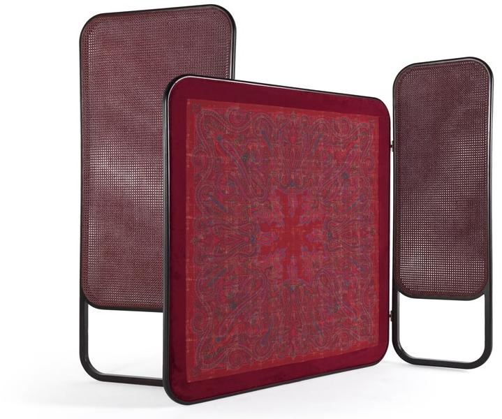 ETRO Home Interiors Экран из дерева и бархата Timgad E.tim.551.a - Вид №1