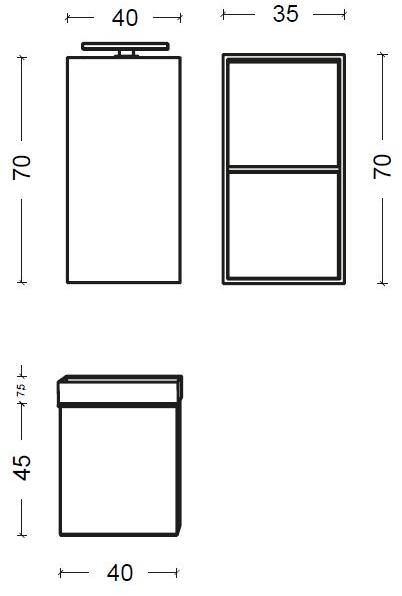 Mobiltesino Лаковая тумба под умывальник с зеркалом Fly sun-id-1493778 - Вид №2