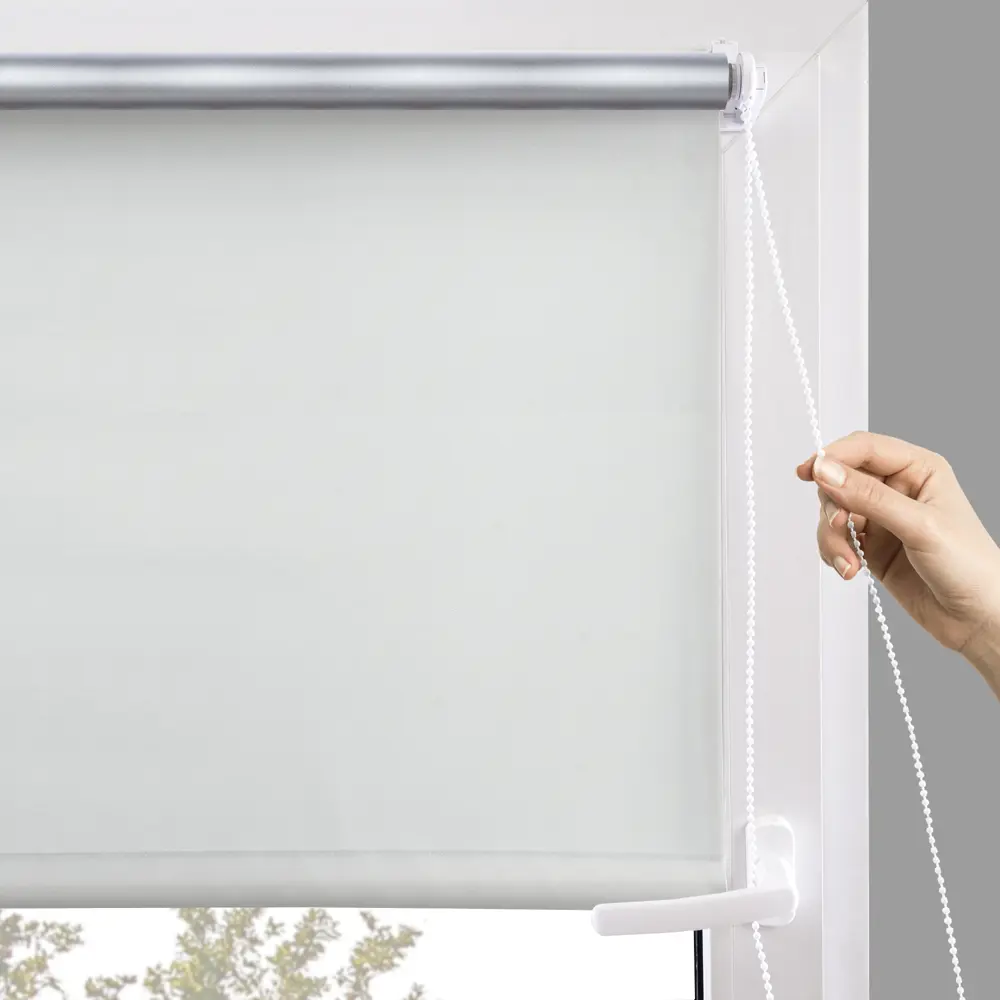 Рулонная штора блэкаут MIAMOZA Silver 50x175 см бежевая 89407646 STLM-1567687 - Вид №6