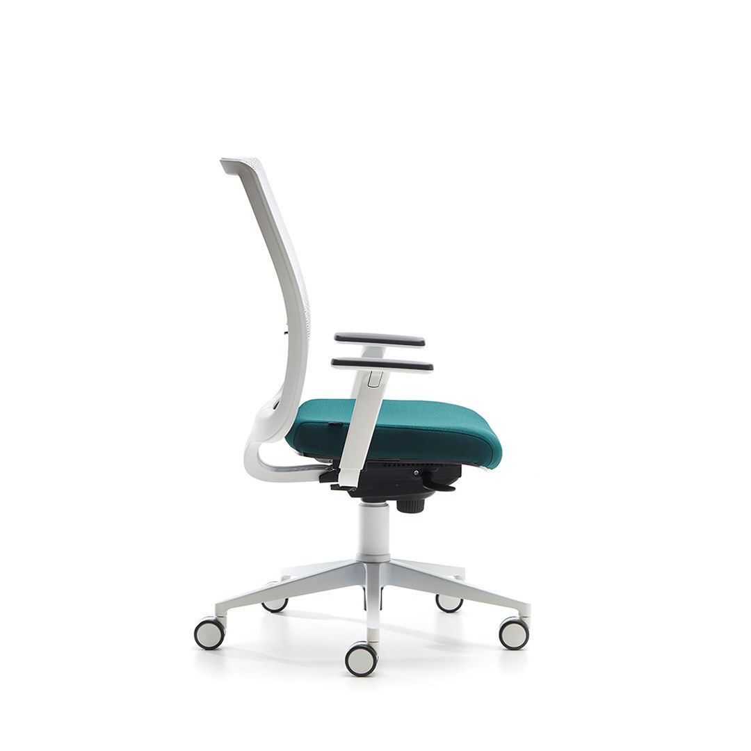 Сетчатое вращающееся кресло с откидывающейся спинкой и подлокотниками VAGHI Bursa Evo Black ARCH-00044228 - Вид №14