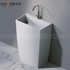 L115117 Напольная раковина стоящая прямоугольная A. e T. Italia Tower