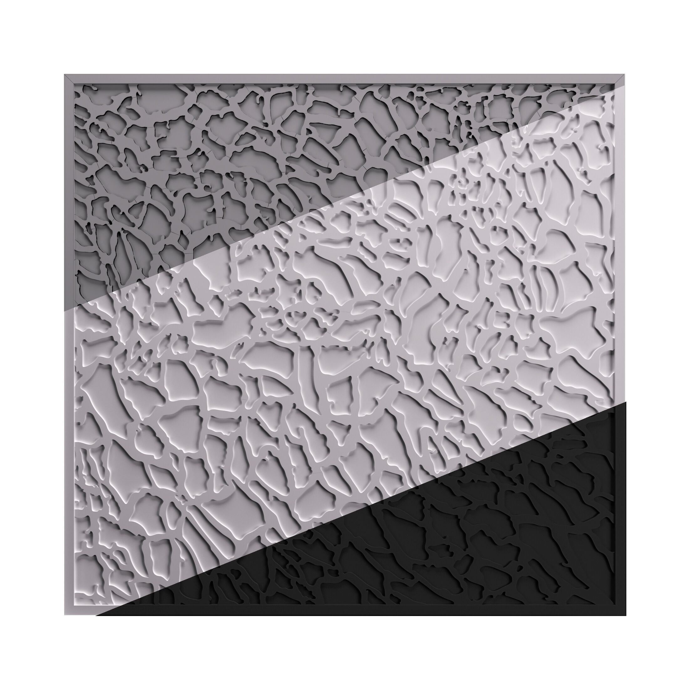 Трехмерная декоративная гипсовая панель WallDeco CELL ARCH-00089543 - Вид №3