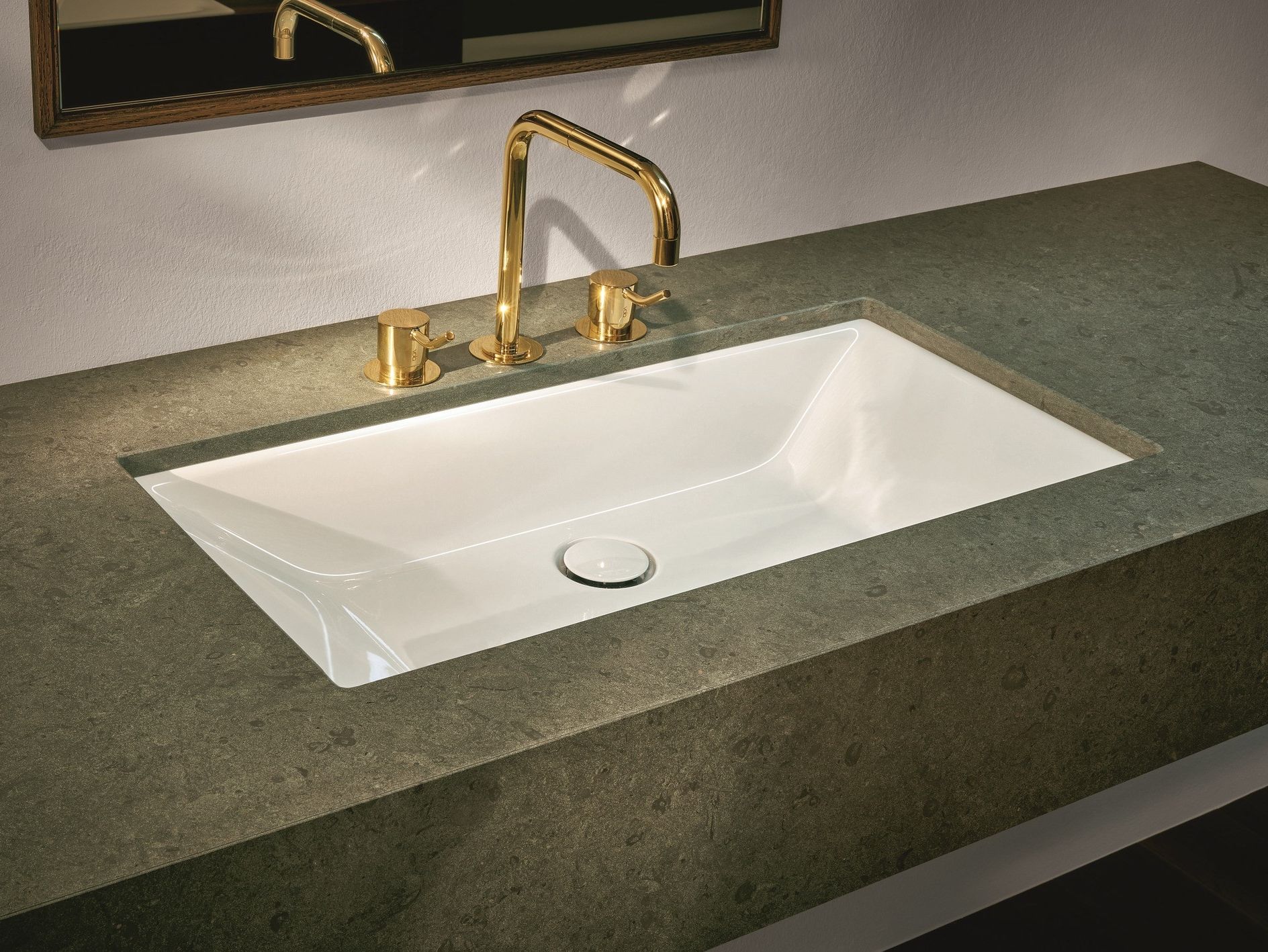 Встраиваемый умывальник с одной столешницей из эмалированной стали Bette BetteLoft ARCH-00088761