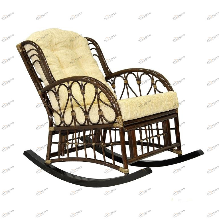 Кресло-качалка Deli ЭКО ДИЗАЙН ПЛЕТЕНАЯ 009711 Бежевый;коричневый 