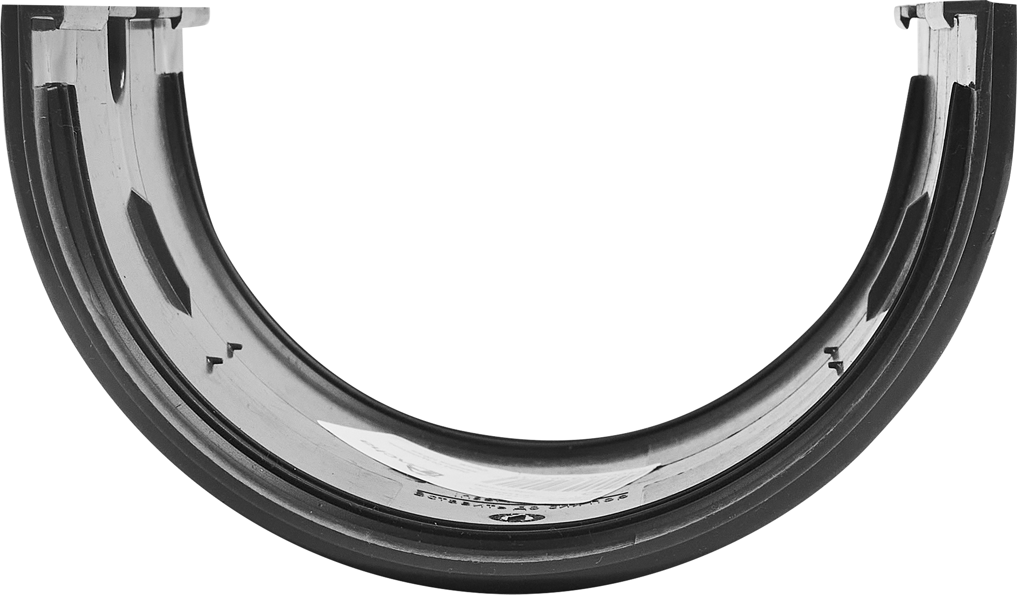 84802180 Соединитель желоба ПВХ Dacha 120 мм цвет серый STLM-0055336 DÖCKE  - Вид №1