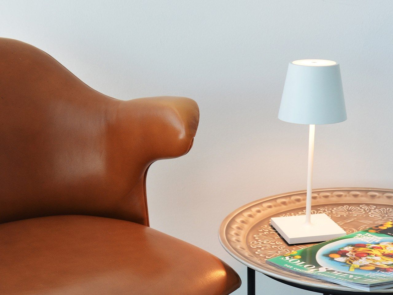 Аккумуляторная настольная лампа Zafferano Poldina ARCH-00069928 - Вид №8