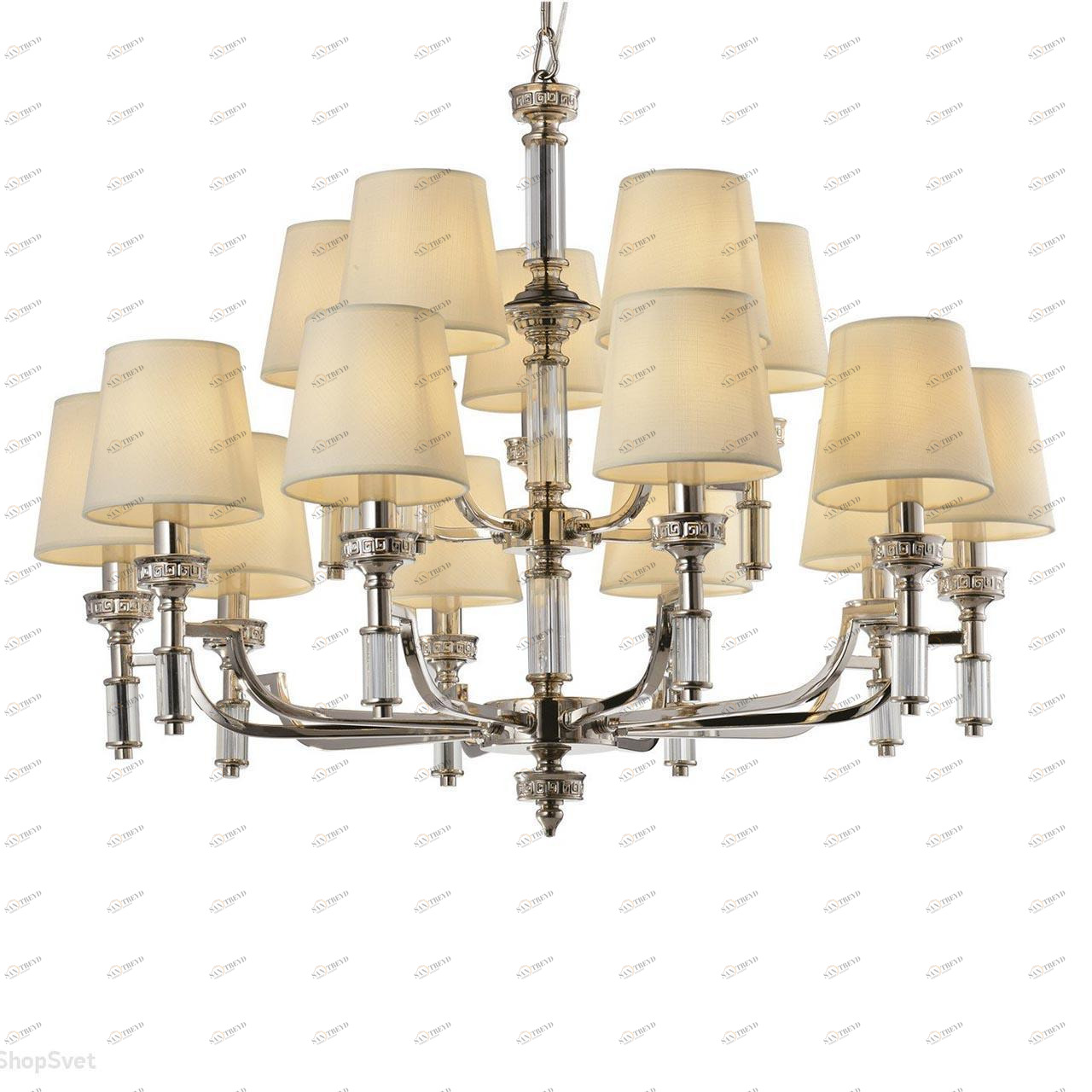 Подвесная люстра Omnilux Dimaro OML-87803-15 OMNILUX ДИЗАЙНЕРСКИЕ, DIMARO 313675 Бежевый 