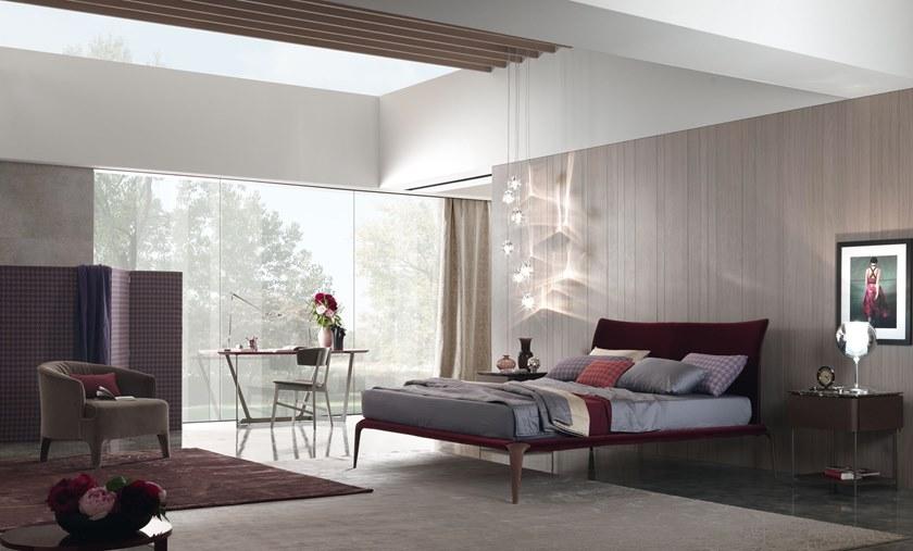 MisuraEmme Двуспальная кровать из ткани Misuraemme sun-id-1454756 - Вид №6